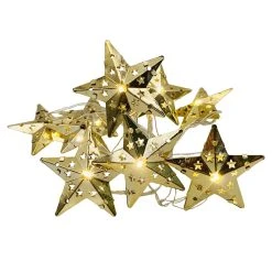 Discount 🔥 Assorted 10ct. Warm White Pierced Metal Star LED Crafting Lights by Ashland® 👍 -Ashlandty Shop 10676617 4