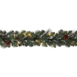 Best deal 💯 9ft. Pre-Lit Mixed Pine & Pinecone Garland by Ashland® ⭐ -Ashlandty Shop 10676637 3