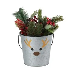 Best reviews of ✔️ 7.2" Reindeer Metal Bucket with Handle by Ashland® 😉 -Ashlandty Shop 10676689 2
