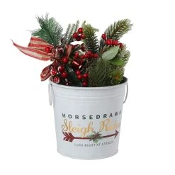 Best Sale ❤️ 6.6" Sleigh Rides Metal Bucket with Handles by Ashland® 🥰 -Ashlandty Shop 10676692 2