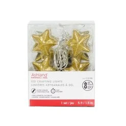 Cheap 👏 Assorted 8ct. Glitter Star LED Crafting Lights by Ashland® ✔️ -Ashlandty Shop 10676894 5