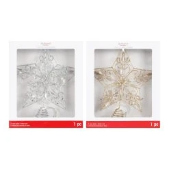Cheap 😉 Assorted 12" Lighted Glitter Star Tree Topper by Ashland® 🧨