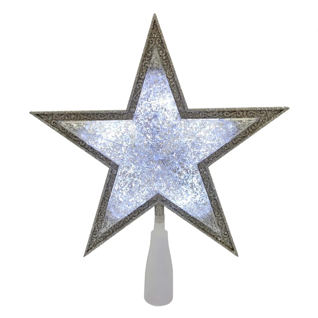 Buy ⭐ 11" Silver LED Star Tree Topper by Ashland® ❤️ 6 Buy ⭐ 11" Silver LED Star Tree Topper by Ashland® ❤️ - Image 4