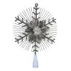 Discount 😀 14.5" Silver Lighted Tinsel Starburst Tree Topper by Ashland® 🔔 -Ashlandty Shop 10677082 1