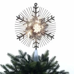 Discount π 14.5" Silver Lighted Tinsel Starburst Tree Topper by Ashland® π 8 Discount π 14.5" Silver Lighted Tinsel Starburst Tree Topper by Ashland® π -Ashlandty Shop 10677082 3