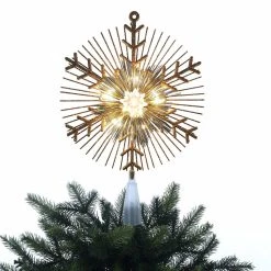 Cheapest ⭐ 14.5" Gold Lighted Tinsel Starburst Tree Topper by Ashland® ✔️ 8 Cheapest ⭐ 14.5" Gold Lighted Tinsel Starburst Tree Topper by Ashland® ✔️ -Ashlandty Shop 10677090 3