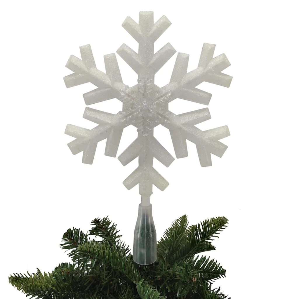 Outlet π 12" White Lighted Snowflake Tree Topper by Ashland® π 5 Outlet π 12" White Lighted Snowflake Tree Topper by Ashland® π - Image 3