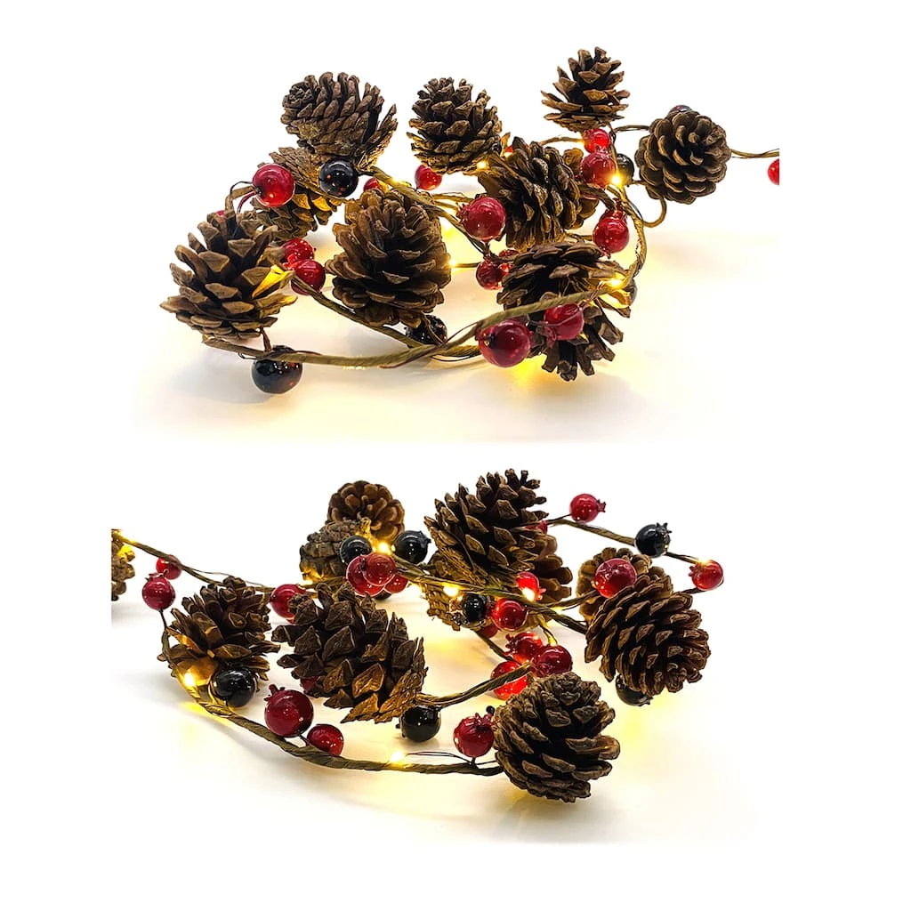 Best deal π Assorted 18ct. LED Red Berry & Pinecone Garland Crafting String Lights by Ashland® π 3 Best deal π Assorted 18ct. LED Red Berry & Pinecone Garland Crafting String Lights by Ashland® π