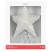 Cheap ⭐ 12.5" Silver Glitter Star Lighted Kaleidoscope Tree Topper by Ashland® 🥰 -Ashlandty Shop 10677702 1