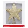Promo 👍 12.5" Gold Glitter Star Lighted Kaleidoscope Tree Topper by Ashland® 💯 -Ashlandty Shop 10677703 1