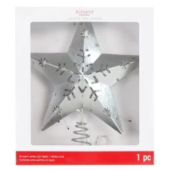 Flash Sale ✔️ 12" LED Snowflake Star Tree Topper by Ashland® 👏
