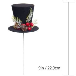 New 🥰 Black Hat Pick with Pinecone & Berries by Ashland® 😍 -Ashlandty Shop 10677755 3