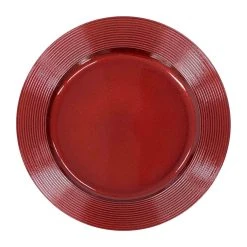 Buy ⌛ Red Glitter Beaded Charger Plate by Ashland® 😍