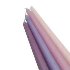Hot Sale ⭐ 10" Mixed Purple Taper Candles by Ashland®, 4ct. 🎉 -Ashlandty Shop 10687934 5