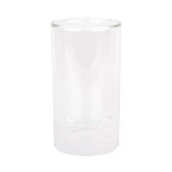 Buy 🤩 12 Pack: 6" Clear Glass Dual Cylinder Candle Holder by Ashland® 🌟