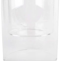 Outlet 🔥 6" Clear Glass Dual Cylinder Candle Holder by Ashland® ❤️ -Ashlandty Shop 10688273 2
