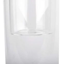 Coupon ✨ 10" Clear Glass Dual Cylinder Candle Holder by Ashland® ⌛ -Ashlandty Shop 10688274 3