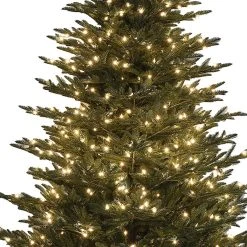 Budget 🛒 7.5ft. Pre-Lit Fraser Fir Artificial Christmas Tree, Clear Lights by Ashland® ✔️ -Ashlandty Shop 10694592 2