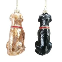 Discount 💯 Assorted 4" Glass Lab 🎁 Dog Ornament by Ashland® ❄ Christmas ⭐ -Ashlandty Shop 10697622 3