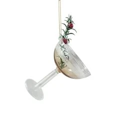 Brand new 💯 Glass Fancy Cocktail Ornament by Ashland® 🔔 -Ashlandty Shop 10697665 3