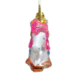 New 🔥 Glass Unicorn Head Ornament by Ashland® 🧨 -Ashlandty Shop 10697767 3
