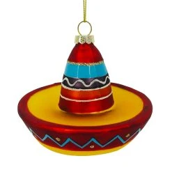 Budget 😀 3.5'' Sombrero Glass 🎁 Christmas Ornament by Ashland® ⌛ -Ashlandty Shop 10697786 2