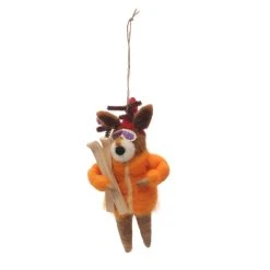 Best deal ⌛ Assorted 5.5" Wool Woodland Critter Ornament by Ashland® ⌛ -Ashlandty Shop 10697820 4