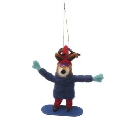 Best deal ⌛ Assorted 5.5" Wool Woodland Critter Ornament by Ashland® ⌛ -Ashlandty Shop 10697820 6