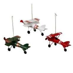 Promo ✨ Assorted Metal Airplane Ornament by Ashland® 🥰 -Ashlandty Shop 10697821 2