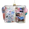 Budget ⌛ Glass Travel Scrapbook Ornament by Ashland® ✔️ -Ashlandty Shop 10697829 1