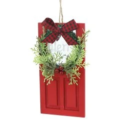 Discount 🔥 Wooden Red Door Ornament by Ashland® ❤️ Christmas ✨ -Ashlandty Shop 10697938 2