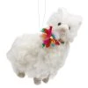 Flash Sale ✨ White Fluffy Llama Ornament by Ashland® 🔔 Christmas 🔔 -Ashlandty Shop 10697952 1