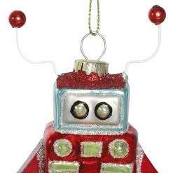 Promo 💯 Assorted Glass Robot Ornament by Ashland® Christmas 🛒 -Ashlandty Shop 10697953 3
