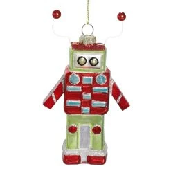 Promo 💯 Assorted Glass Robot Ornament by Ashland® Christmas 🛒 -Ashlandty Shop 10697953 4