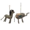 Brand new ❤️ Assorted 6" Safari Animal Ornament by Ashland® ✔️ -Ashlandty Shop 10697954 1