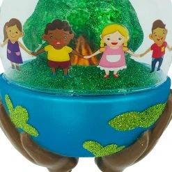 Promo ❤️ Glass Earth Held in Hands Ornament by Ashland® 😉 -Ashlandty Shop 10698001 2