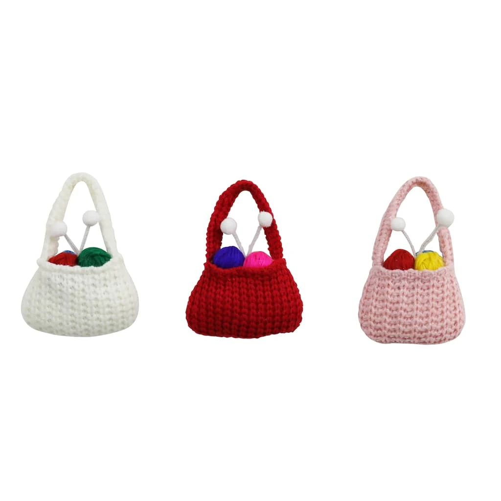 Buy π Assorted Yarn Bag Ornament by Ashland® β¨ 3 Buy π Assorted Yarn Bag Ornament by Ashland® β¨
