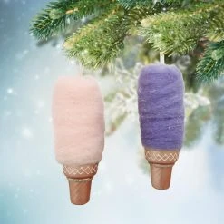 Brand new ✔️ Assorted Cotton 💯 Candy Glass Ornament by Ashland® 🎉 -Ashlandty Shop 10698045 2
