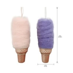 Brand new ✔️ Assorted Cotton 💯 Candy Glass Ornament by Ashland® 🎉 -Ashlandty Shop 10698045 3