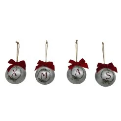 Discount ✨ Assorted Galvanized Monogram Ball Ornament by Ashland® ✔️ -Ashlandty Shop 10698217 5
