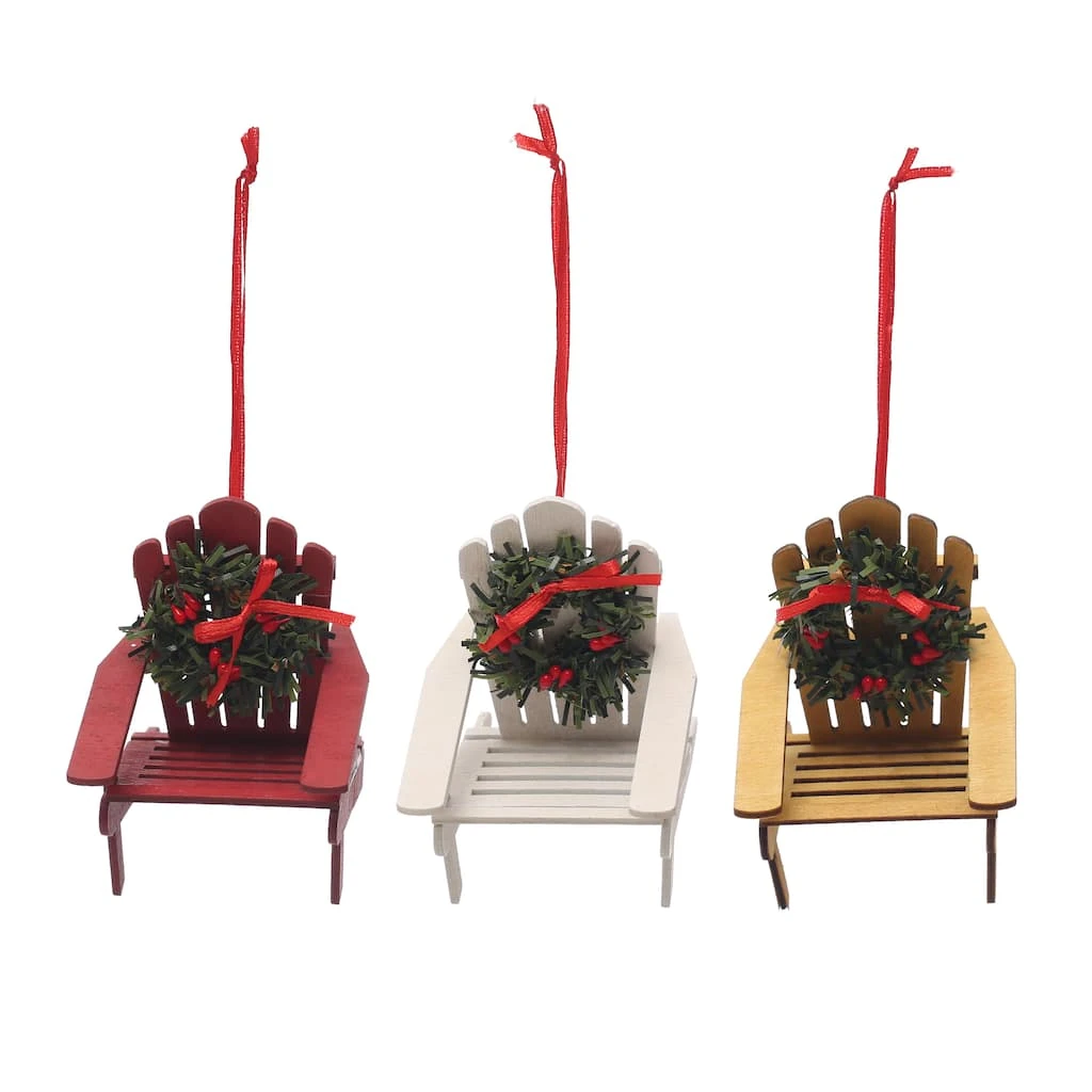 Discount 🥰 Wreath Chair Ornament by Ashland® ✨ 3 Discount 🥰 Wreath Chair Ornament by Ashland® ✨