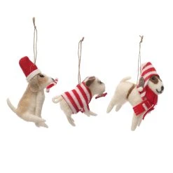 Brand new 🤩 Assorted Wool Dog Ornament by Ashland® 🎉