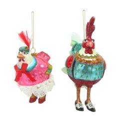 Coupon 🛒 Assorted Glass Chicken Ornament by Ashland® 🎁 -Ashlandty Shop 10698354 3