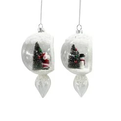 Coupon 🎉 Assorted Glass Diorama Icicle Ornament by Ashland® 🤩 -Ashlandty Shop 10698372 2