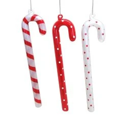 Deals ⭐ Assorted 👏 Candy Cane Glass Ornament by Ashland® 🥰 -Ashlandty Shop 10698373 2