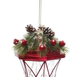 Outlet ✔️ 5.5'' Red Lantern Glass ❄ Christmas Ornament by Ashland® 🎁 -Ashlandty Shop 10698395 2