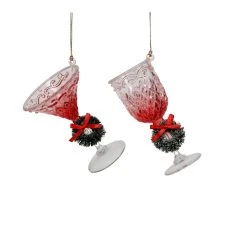 Cheap 🔥 Assorted Plastic Vintage Cocktail Glass Ornament by Ashland® 💯