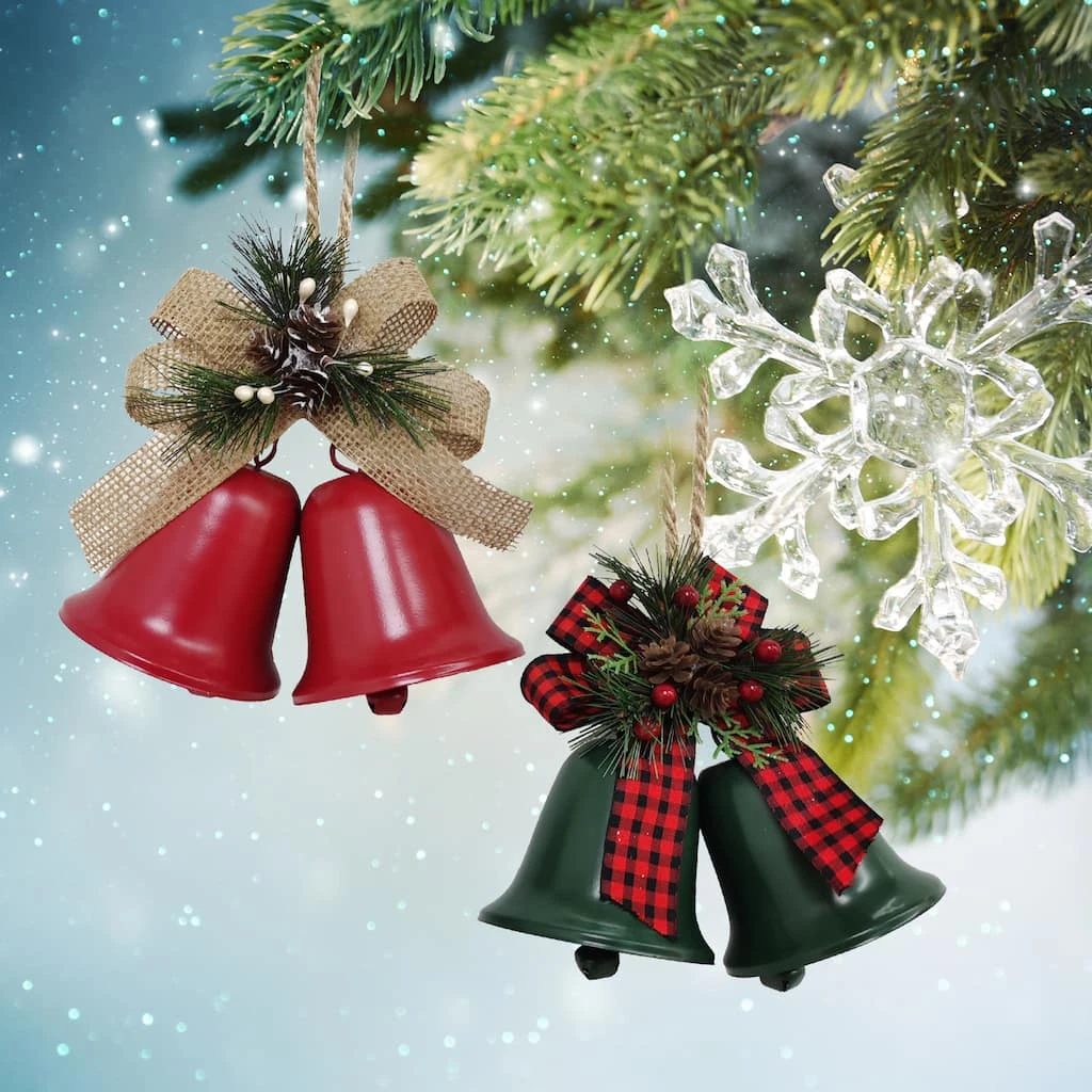 Best deal π Assorted Double Bell Ornament by Ashland® π 4 Best deal π Assorted Double Bell Ornament by Ashland® π - Image 2