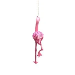 Budget 🌟 6" Glass Pink Flamingo Ornament by Ashland® ⭐ -Ashlandty Shop 10698452 3
