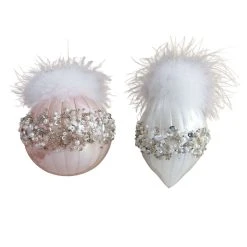 Best Sale ✨ Assorted Glass Feathers & Pearls Ornament by Ashland® 😀
